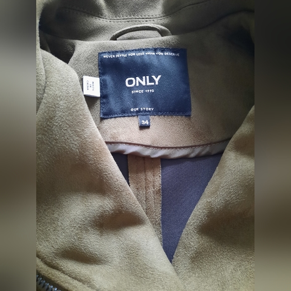 Biker jacket faux suede - Picture 2 of 3